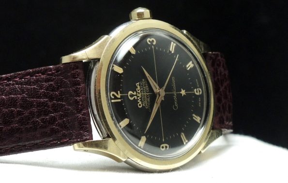 Vintage Omega Constellation Pie Pan Chronometer Automatic Automatik black dial