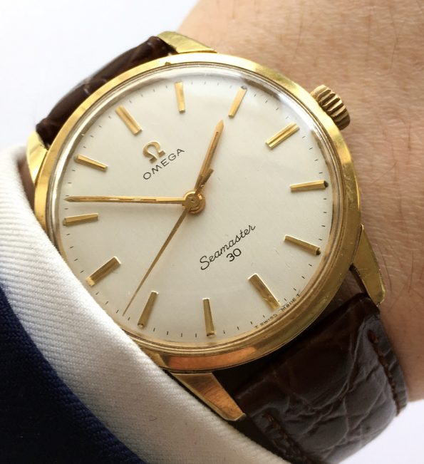 Great Omega Seamaster 30 Linen Dial
