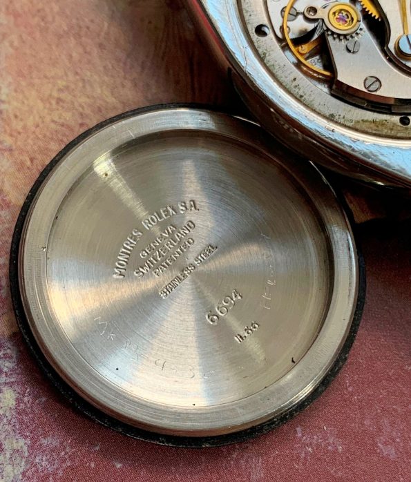 Vintage Rolex Precision Date 6694 Unrefurbished Chocolate Dial