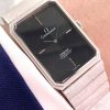 Auction Grade Omega Constellation SOLID WHITE GOLD Black Chessboard Dial Automatic Vintage