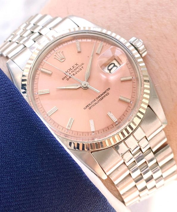 Rolex Datejust 36mm Vintage Automatic Custom Pink Dial