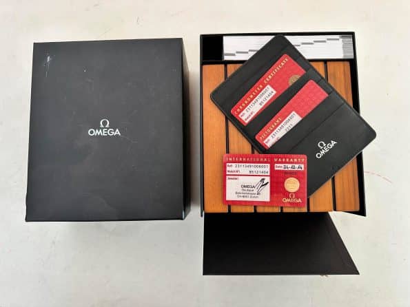 Omega Seamaster Aqua Terra Jumbo XXL Grey Dial 3 year warranty Full Set Box Papers