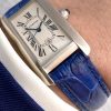 Cartier Tank Americaine Solid White Gold 18ct Automatic Automatik 1726 Mid Size
