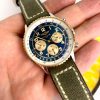 Breitling Navitimer Chronograph D30022 Papers 38mm Blue Dial