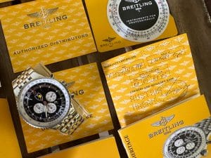 gm1176 Breitling Navitimer Heritage 321 Tigers Top Condition Full Set Limited only 250 pieces made (5)