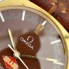 Omega Geneve Vintage 136.041 rare burgundy “Inland” Dial