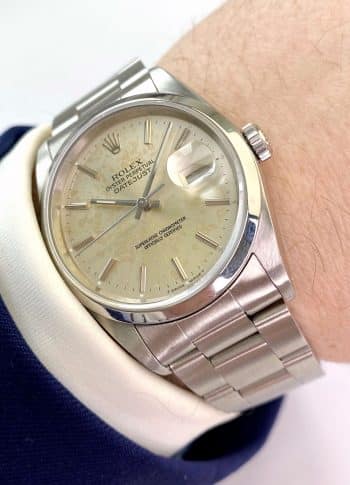 Rolex Vintage Datejust 1990 Quick Set Date Saphire Glas ref 16200