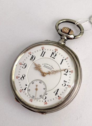 A. Lange & Söhne Taschenuhr Pocket watch Vintage Silber MIT AUSZUG Soehne