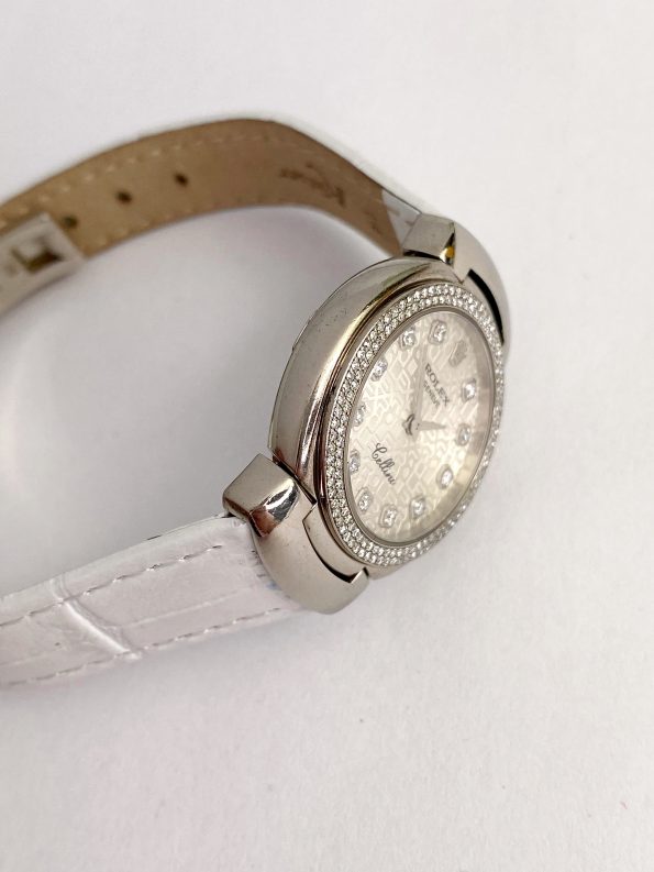 Rolex Cellini Quartz 18ct Vintage WHITE GOLD 6671 Diamond Lady Women
