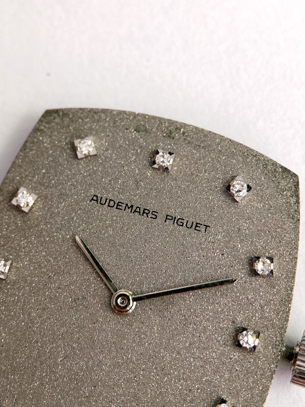 Audemars Piguet Handaufzug 9ct Gold Diamond Dial Ladies Damen