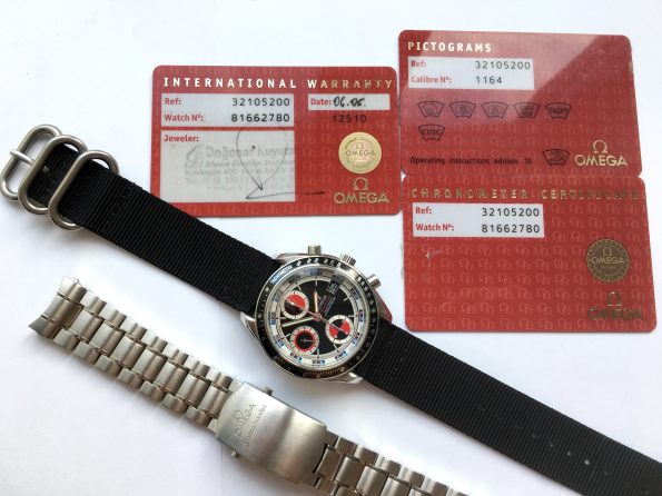 Rare Omega Speedmaster Black and Red Dial