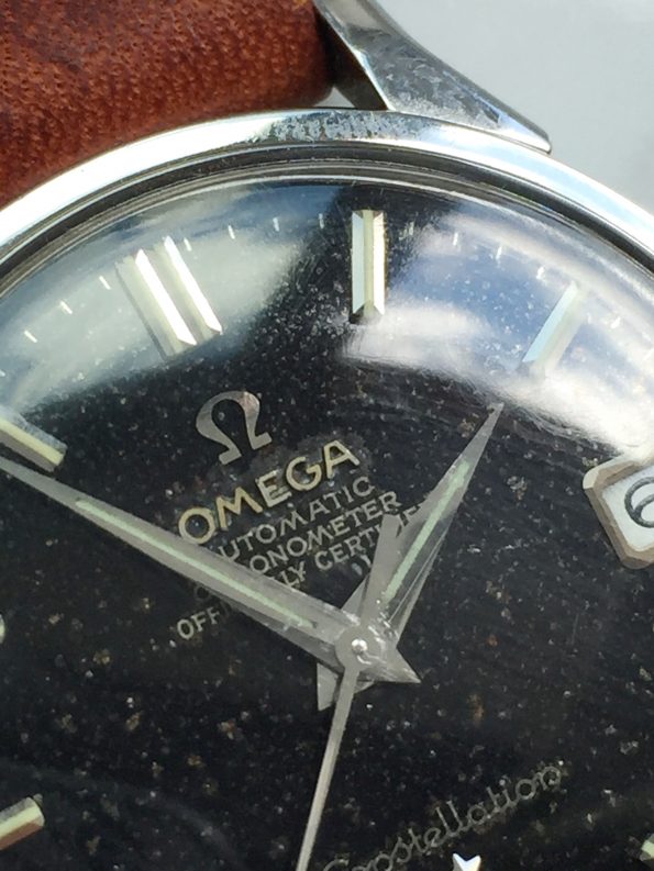 Vintage Omega Constellation Original Black GILT Dial