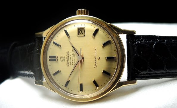 Perfect Omega Constellation Solid Gold Automatic de Lux