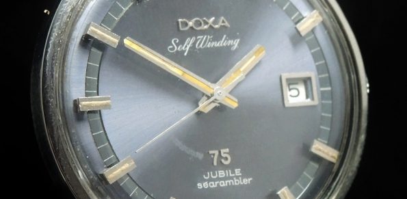 Automatik Doxa 70er Jahre schwebende Indexe Searambler