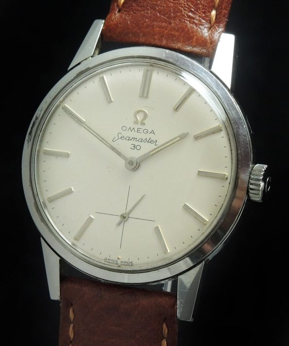 Top Omega Seamaster 30 in Steel never polished 35mm