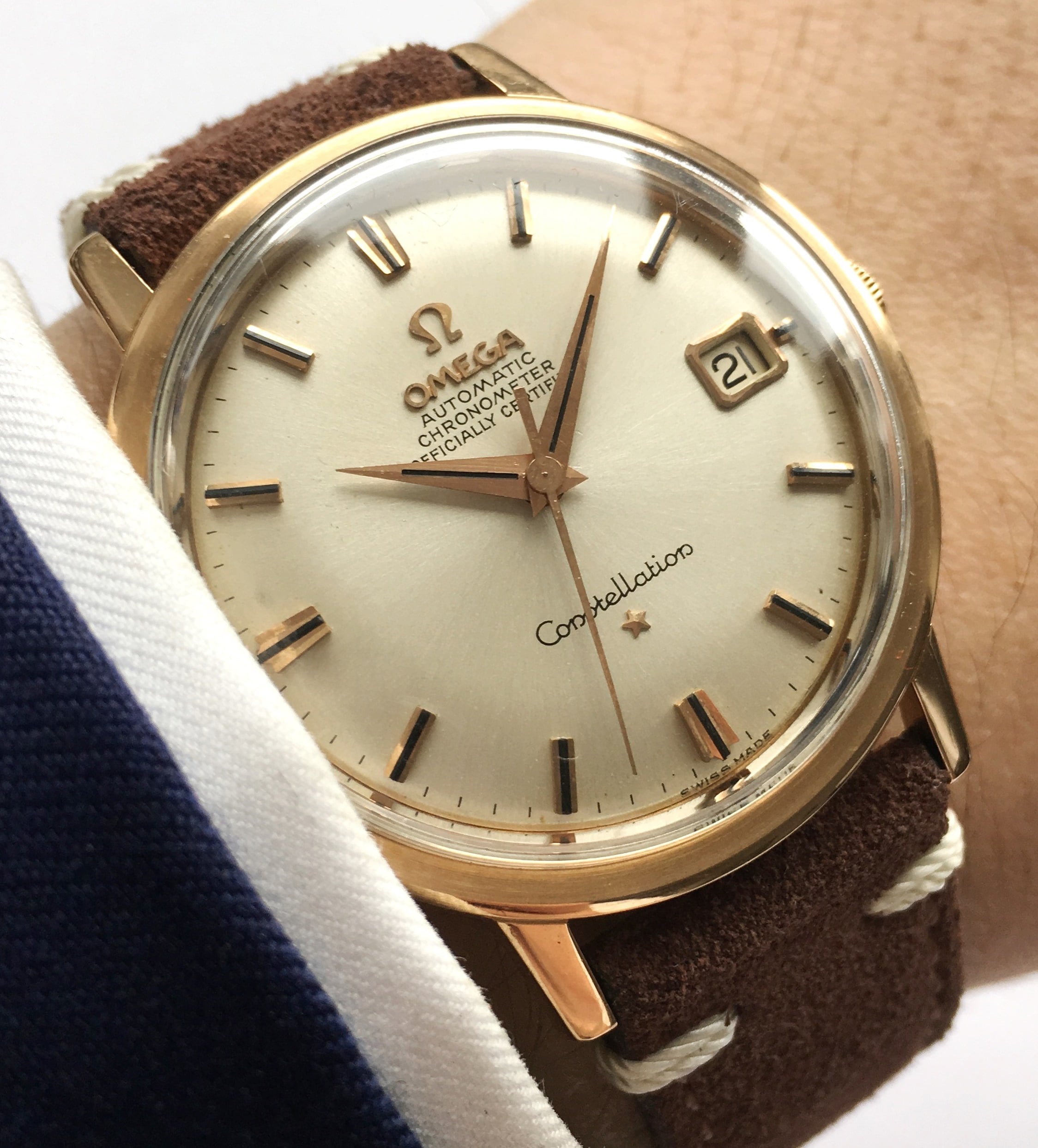 vintage omega constellation chronometer