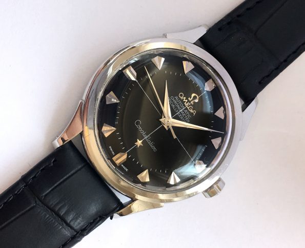 Omega Constellation Automatic Pie Pan Black Dial SHARK TOOTH INDICES