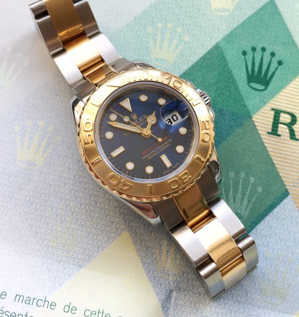 Tolle Rolex Yachtmaster Lady 29mm Stahl/Gold Full Set