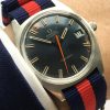 Vintage Omega Geneve Automatic blue dial