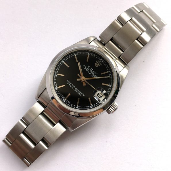 Black Dial Ladies Rolex Datejust in Outstanding Condition