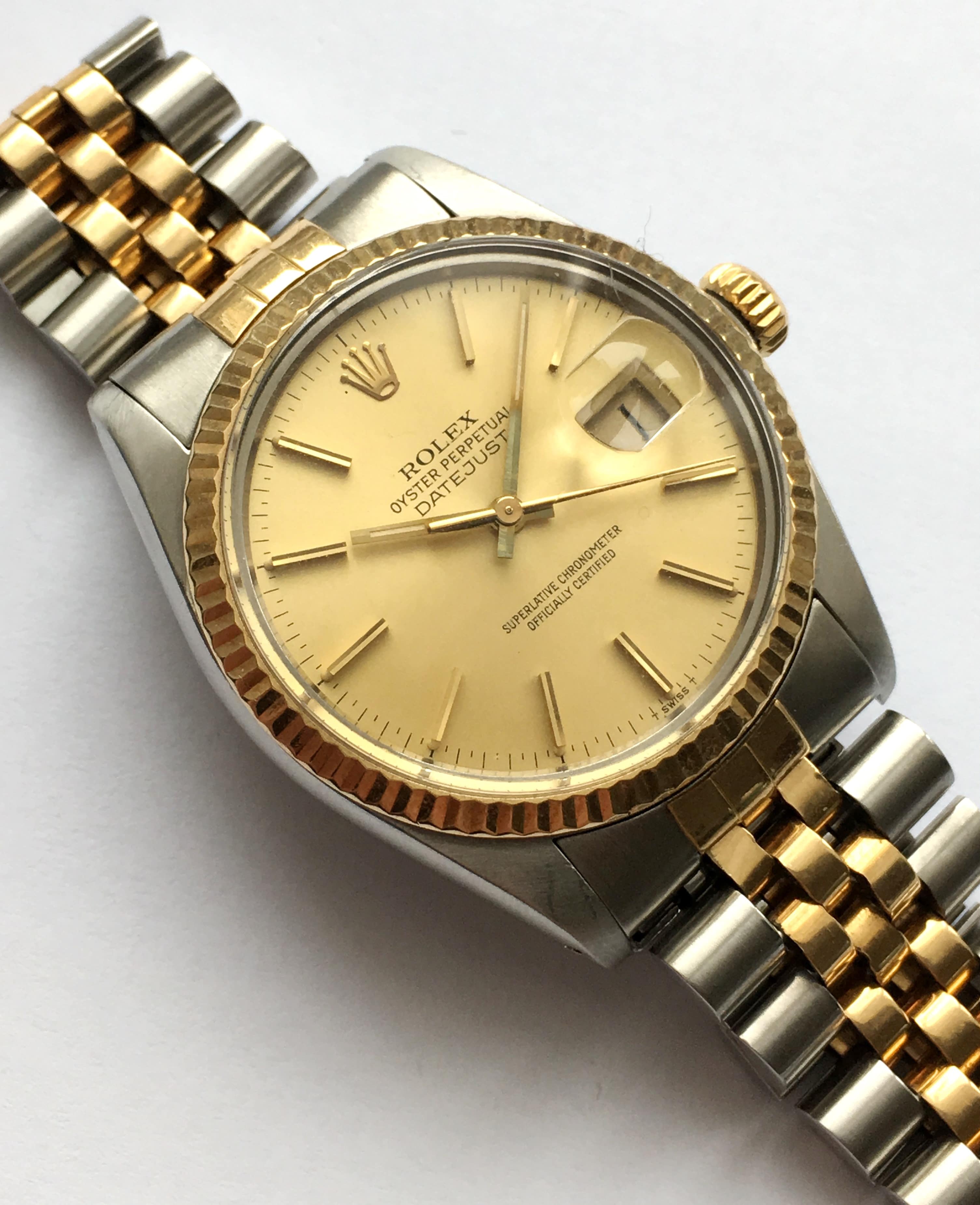 rolex steel and gold