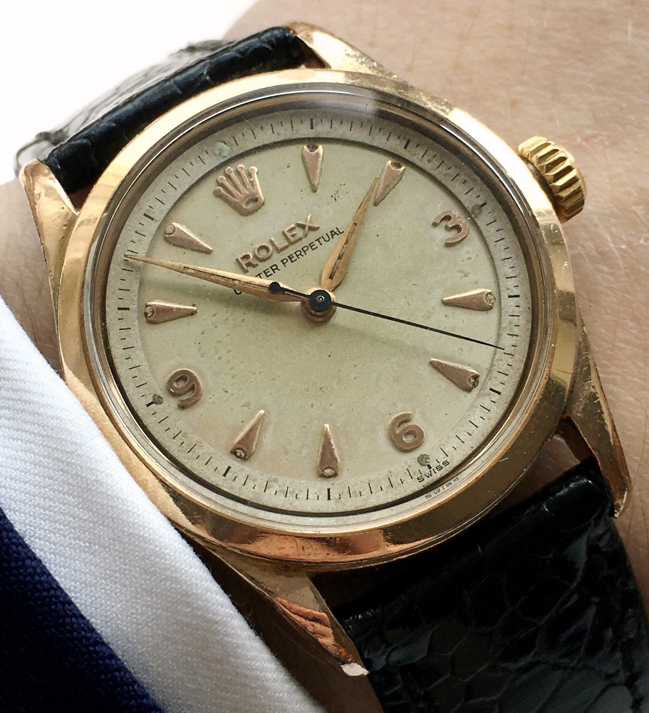 Rolex OP Semi Bubble Back with Stepped 