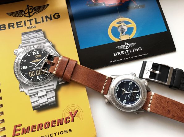 Breitling Emergency Titanium Full Set with Briefcase