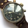 Servicierte Vintage 1944 Hanhart Chronograph im Militärstil
