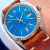 Vintage Rolex Datejust Ref 1601 Blaues Ziffernblatt