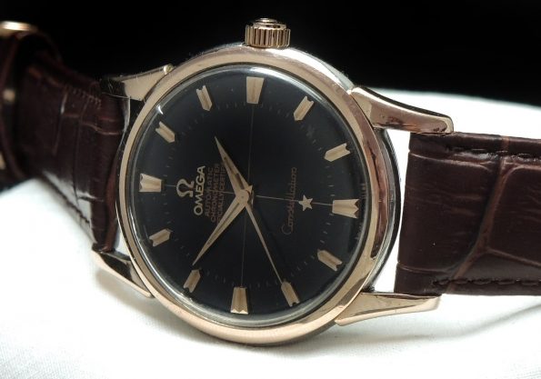 Rose Gold Plated Omega Constellation Automatic Crosshair