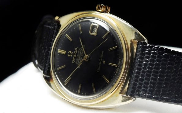 Vintage Omega Constellation Automatic black unrestored dial