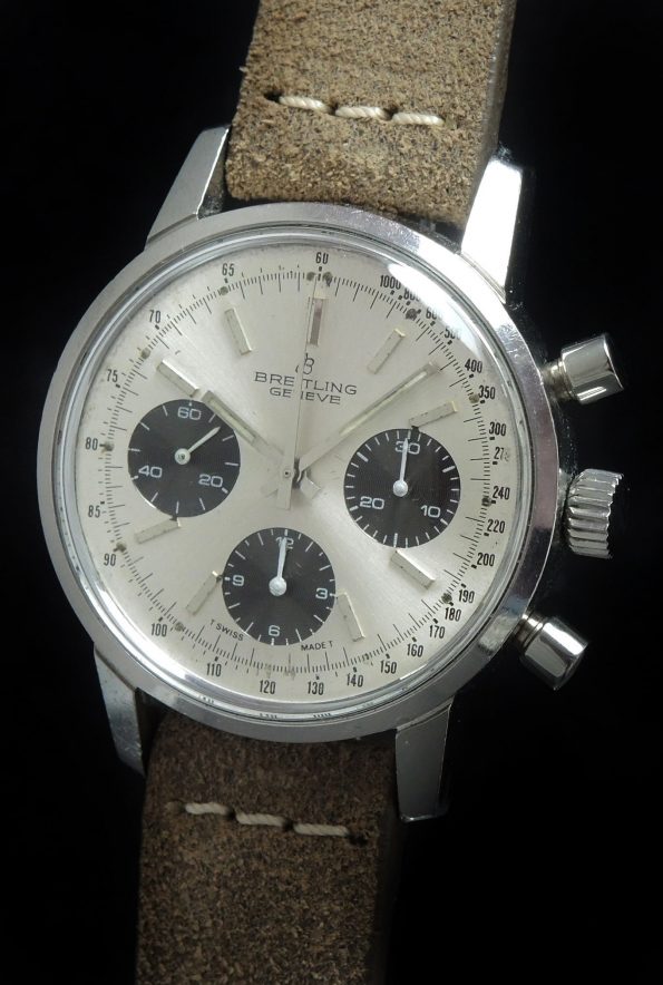 Very Rare Breitling Top Time Panda Dial 38mm ref 815 Vintage