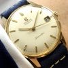 Vintage Solid 18k Gold Omega Seamaster Automatic Date