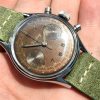 Seltene Tropical Chocolate Dial Breitling Ref 1191 Vintage