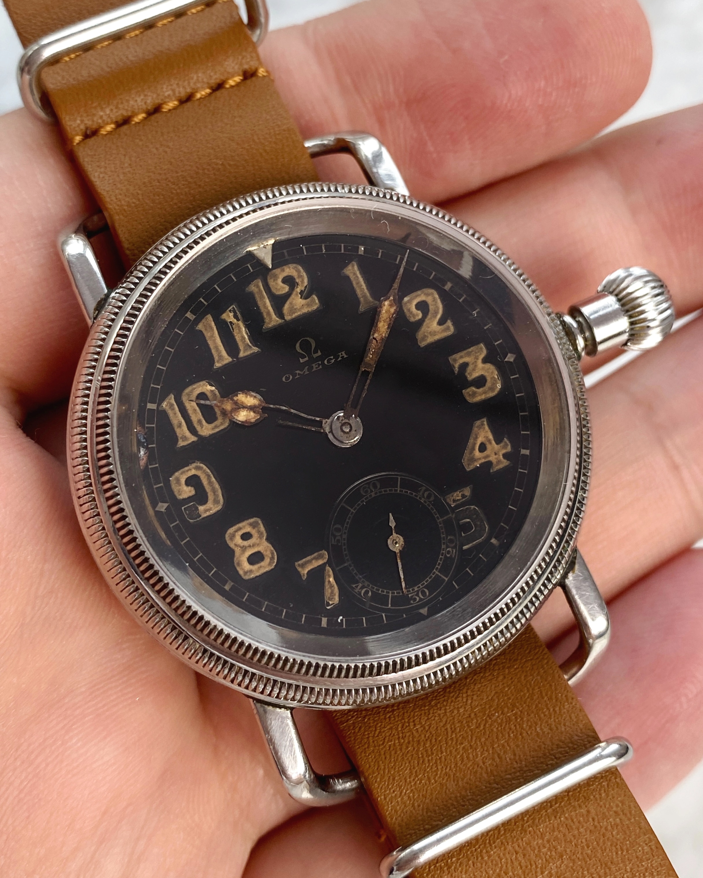 vintage omega military watch