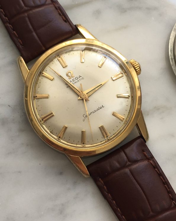 Serviced Omega Seamaster Automatic Gold plated