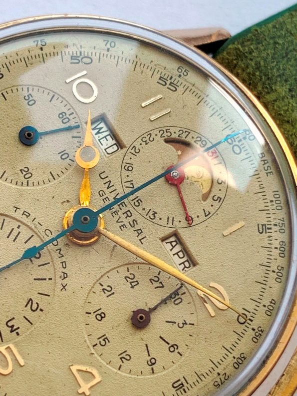 Universal Genève Tri-Compax Vintage Triple Date Moonphase Chronograph
