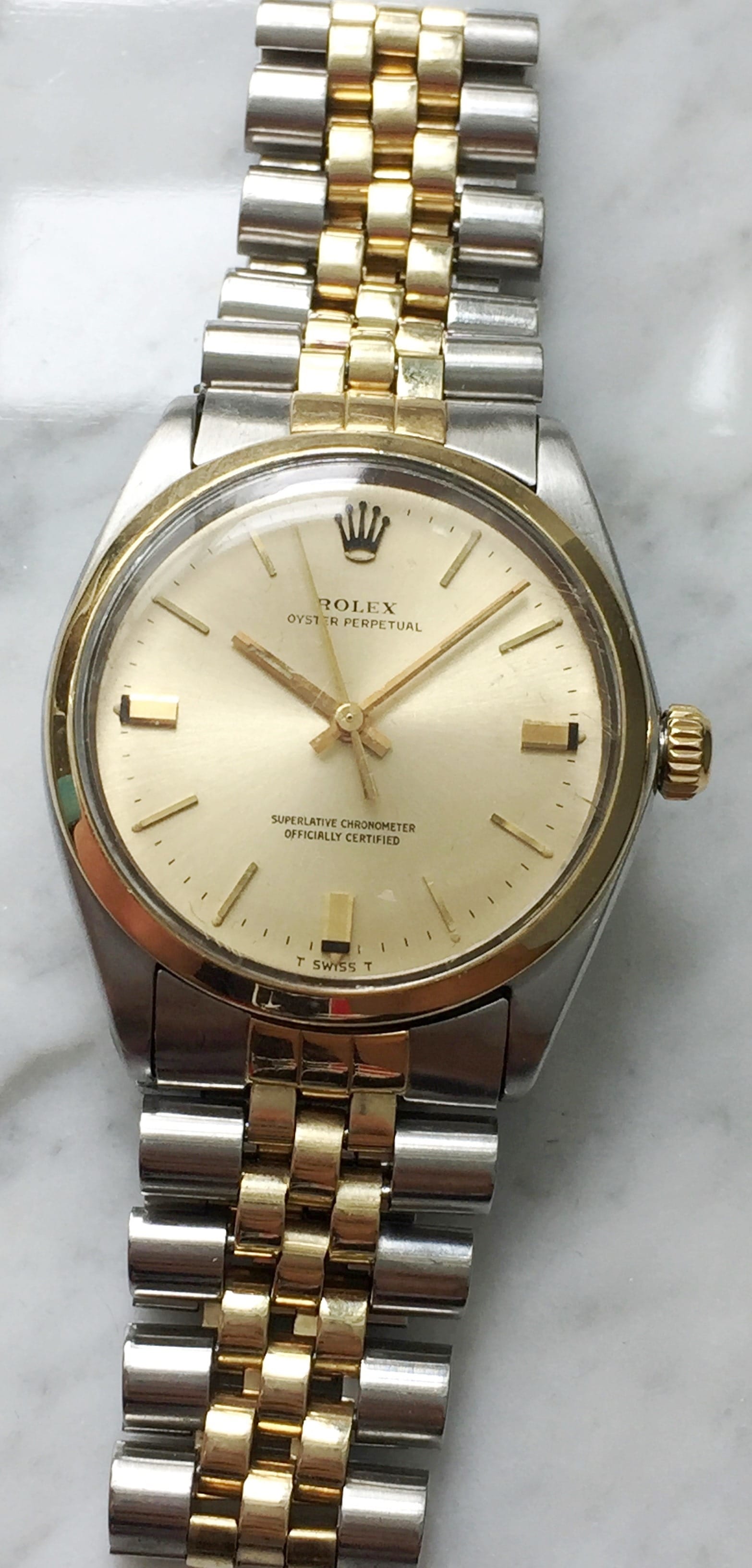 two tone oyster perpetual
