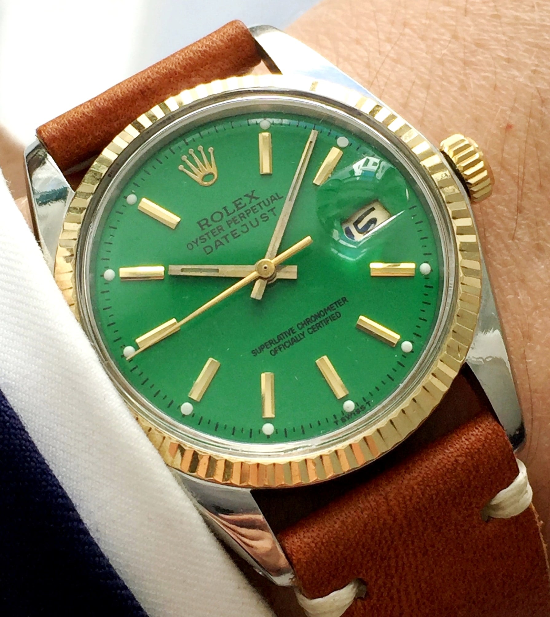 rolex classic oyster two tone