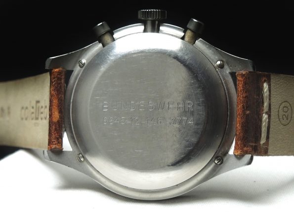 Vintage Heuer Bundeswehr Flieger Chronograph Military Numbered