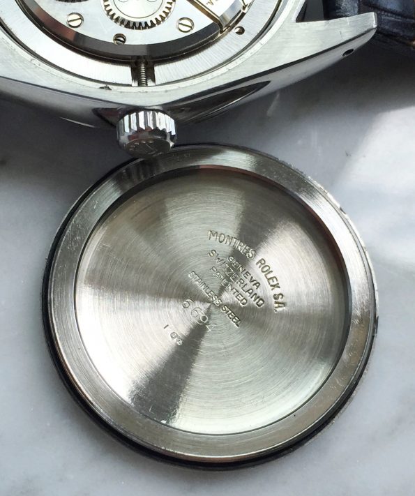 Rolex Precision Vintage Date Black Restored Dial