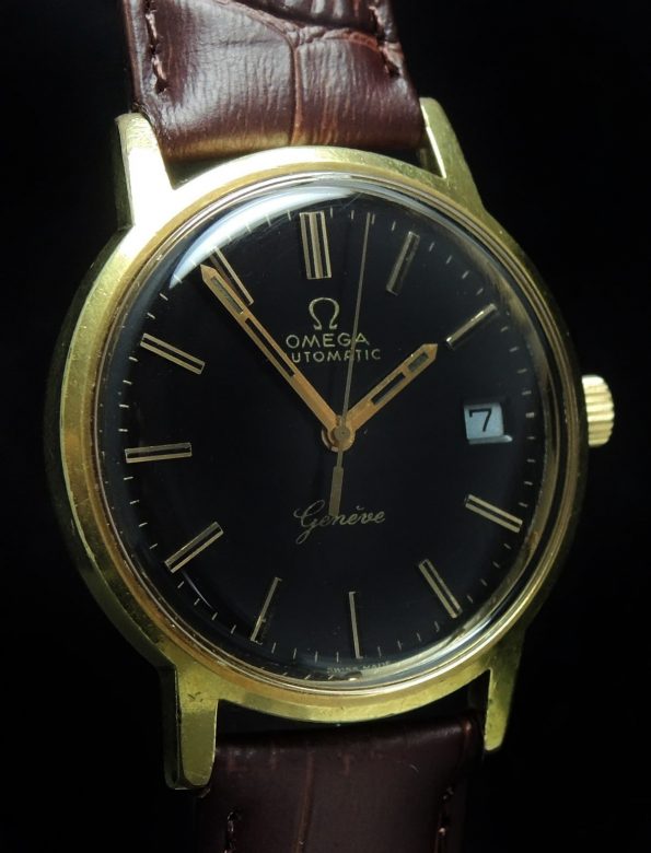 Serviced Omega Geneve Automatic black dial