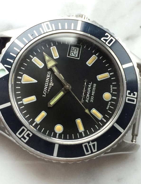 Vintage Longines Diver Admiral 5 Star Submariner Automatic