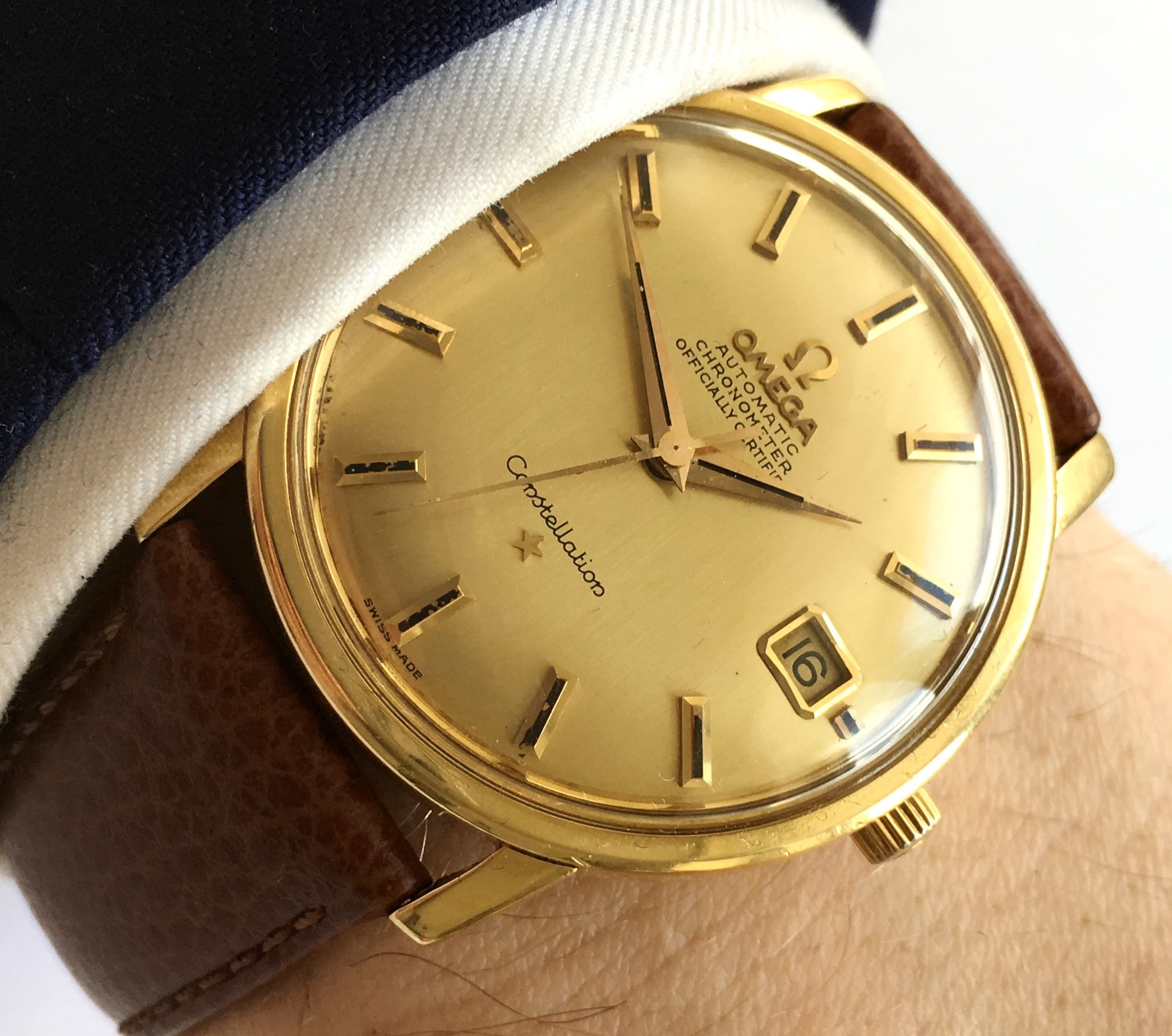 Perfect Omega Constellation Solid Gold 