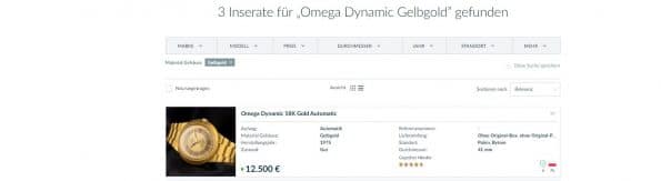 SELTENHEIT Omega Geneve Dynamic Automatik Vollgold