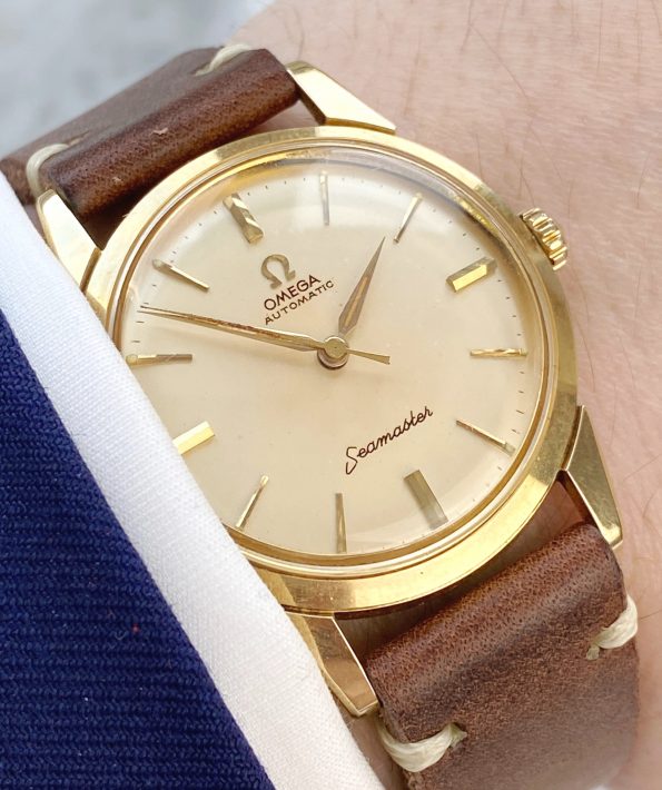 Omega Seamaster Automatic Vintage Solid Gold 18ct