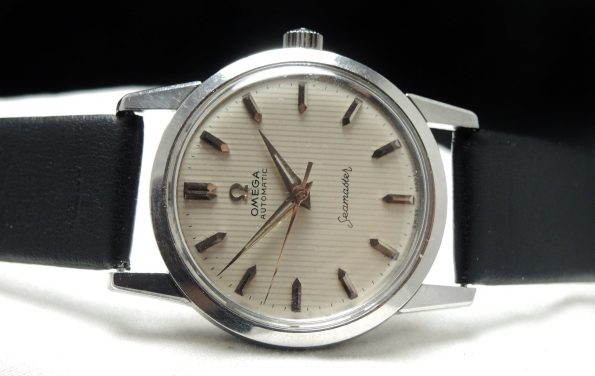 Restored Omega Seamaster Automatic Linen dial