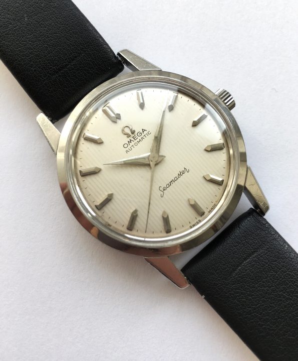 Restored Omega Seamaster Automatic Linen dial