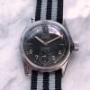 Vintage Octo Silvana Military Watch black dial Service Watch German Military