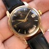 Omega Seamaster Automatic Vintage Rose Gold Plated Black Chocolate Dial 2849